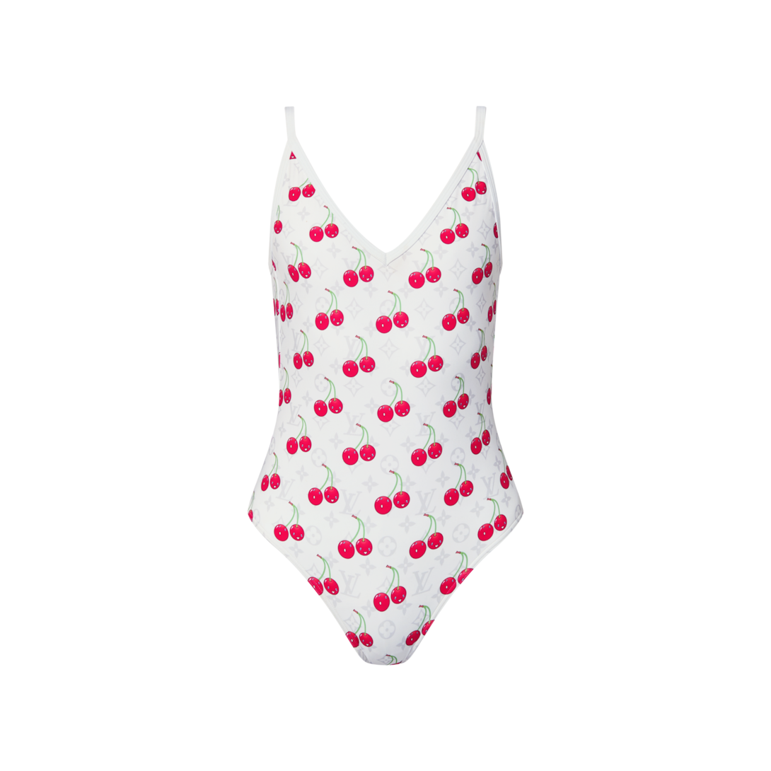 【最高に可愛い♪】Louis Vuitton LV × TMチェリースイムスーツ LV x TM Cherry Swimsuit - Ready-to-Wear | LOUIS VUITTON